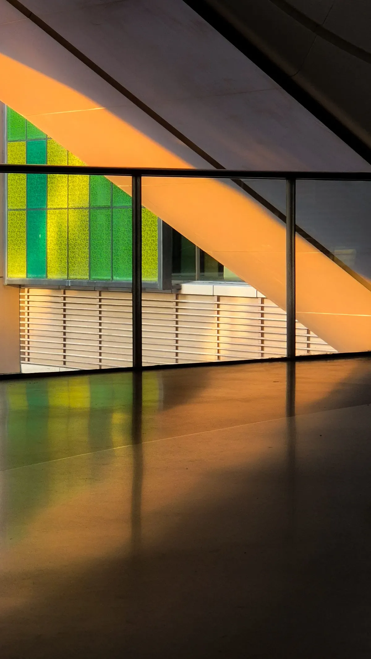 Modern architecture shaped by light and shadow