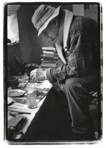 A Working Portrait Filled With Quiet Devotion (Saul Leiter)
