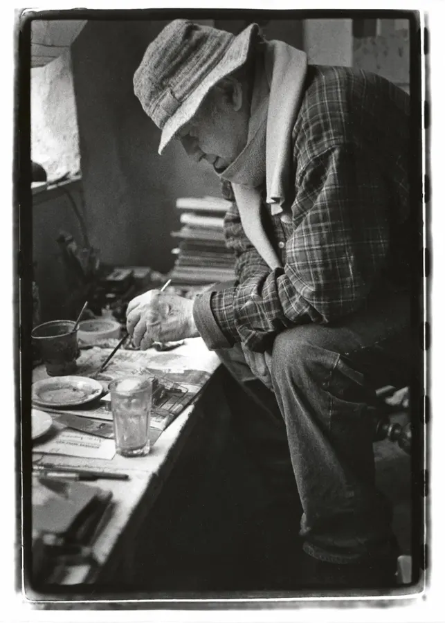 A Working Portrait Filled With Quiet Devotion (Saul Leiter)