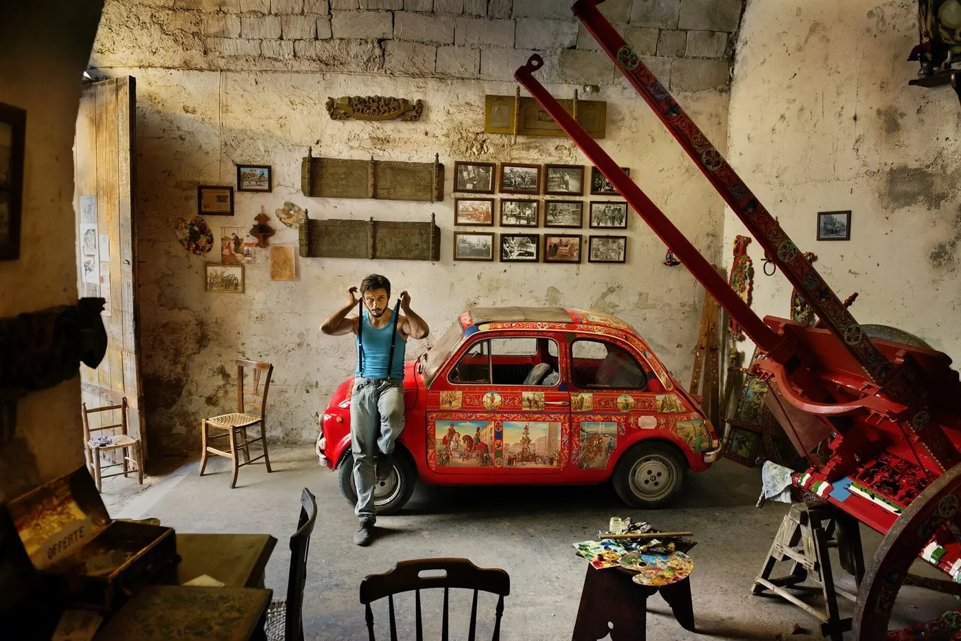 A Workshop Portrait Alive With Craft, Color, and Place