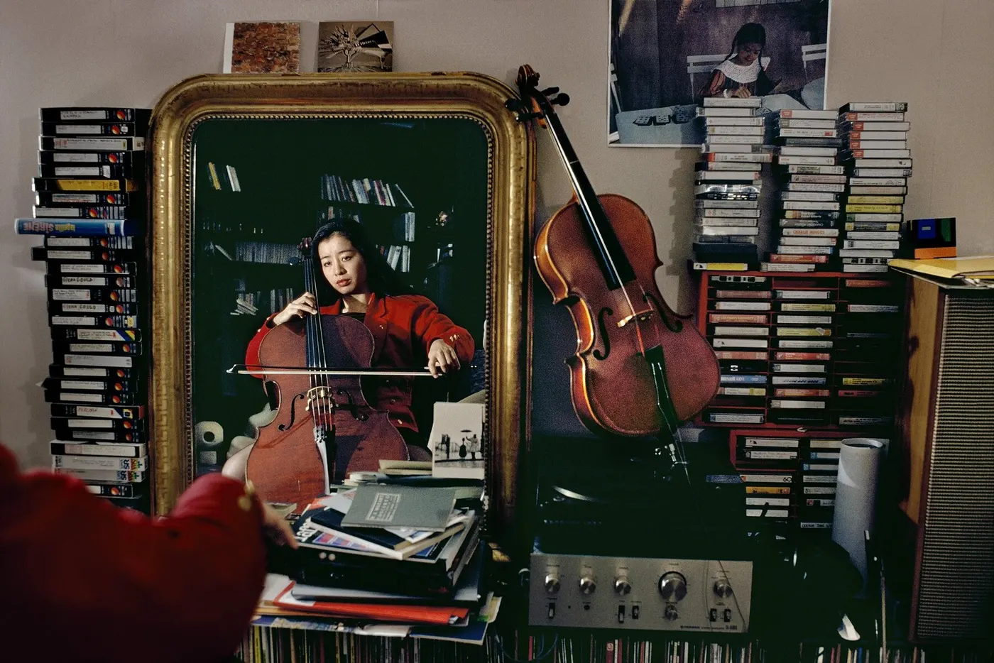 A self-portrait that turns a room into memory, music, and presence